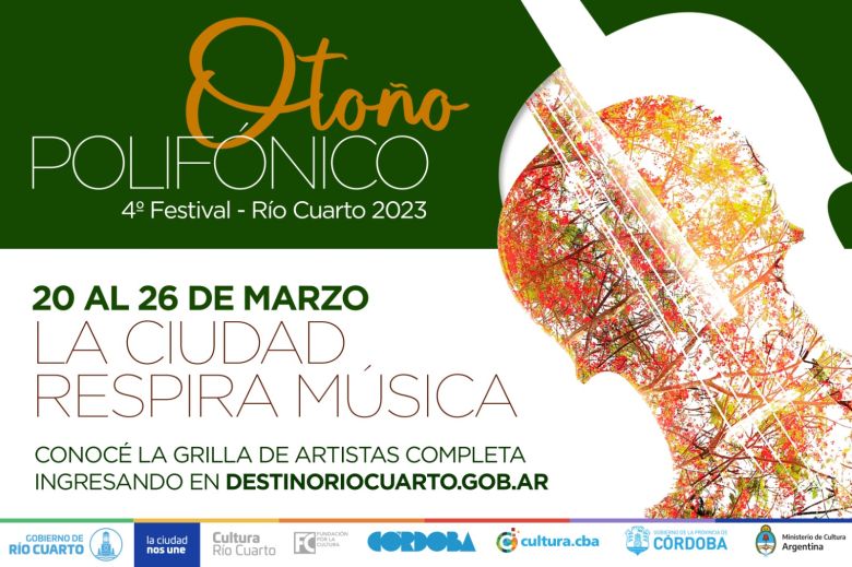 Otoño Polifónico: Llamosas presentó la cuarta edición del exitoso Festival