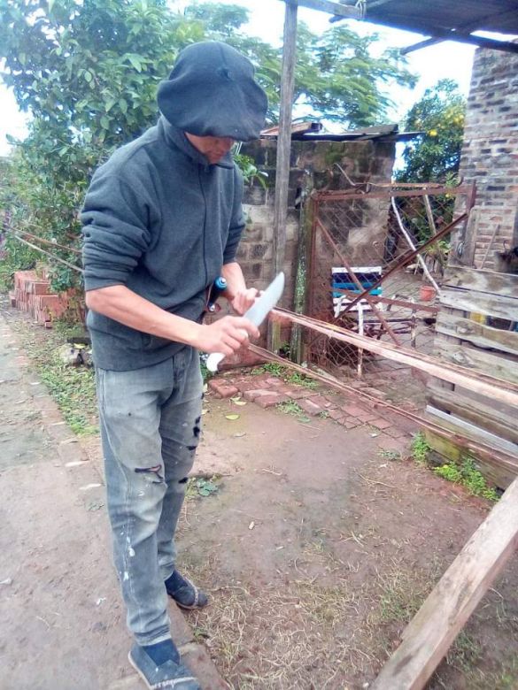 Un soguero artesano de Quitilipi, Chaco, que sostiene la tradición de trabajar “el cuero”