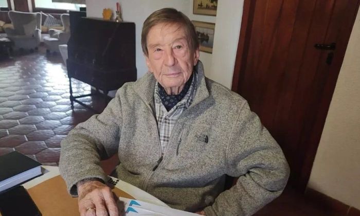 Aldo Rudi, el ingeniero cordobés de 93 años que quiere solucionar los efluentes cloacales de la Cuenca del Plata