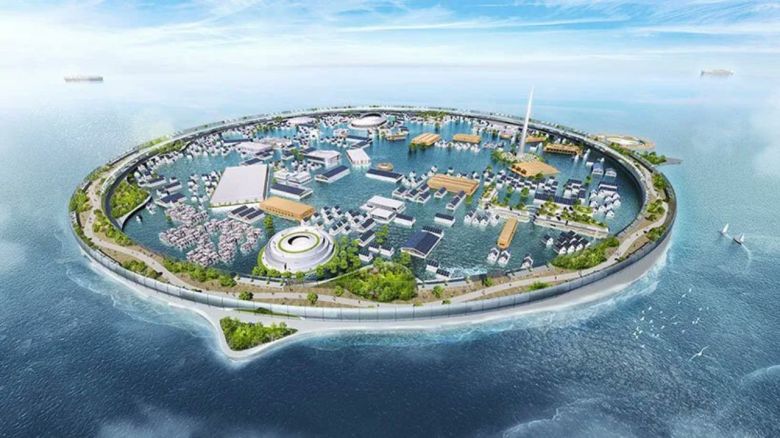 Oceanix Busan, el sueño de construir una ciudad flotante para afrontar el cambio climático