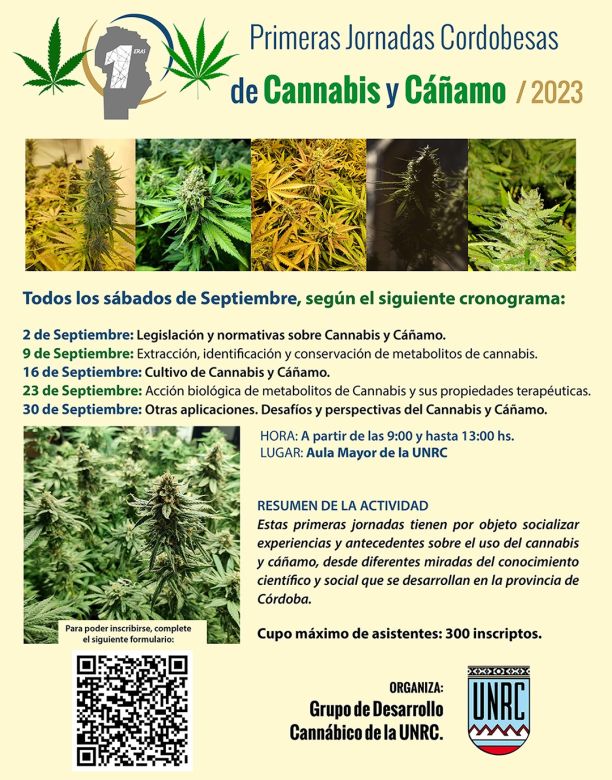 Continúan las Primeras Jornadas Cordobesas de Cannabis y Cáñamo 2023