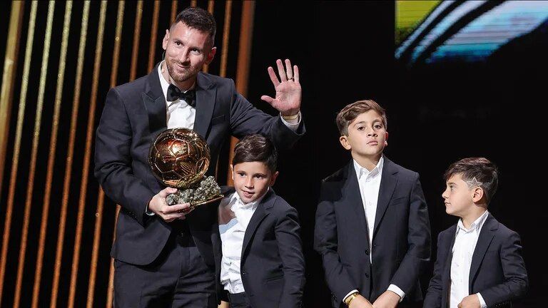 Lionel Messi se quedó con el Balón de Oro 2023