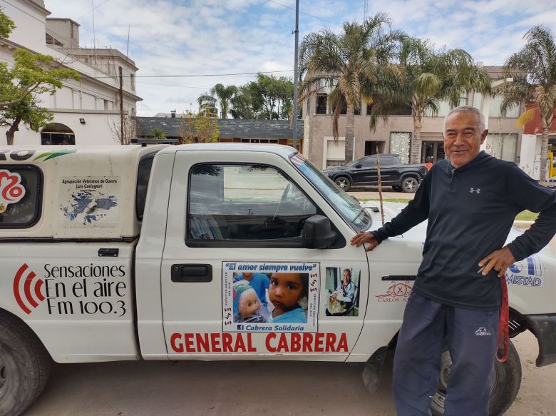 Cabrera Solidaria llevará 600 kilos de alimentos al monte santiagueño