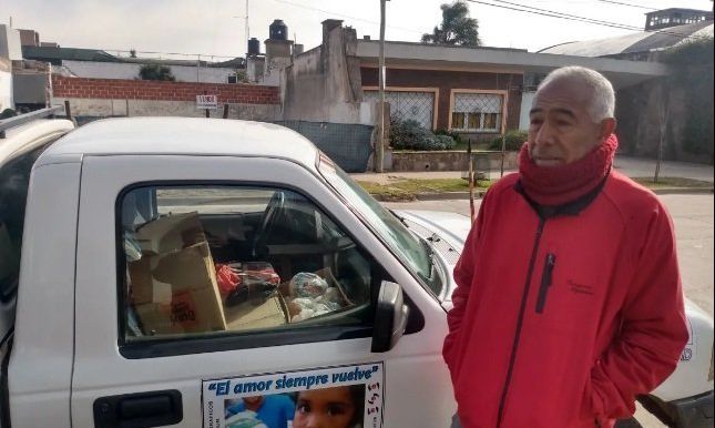 Las lluvias en Santiago del Estero frustraron el viaje  con donaciones de Cabrera Solidaria