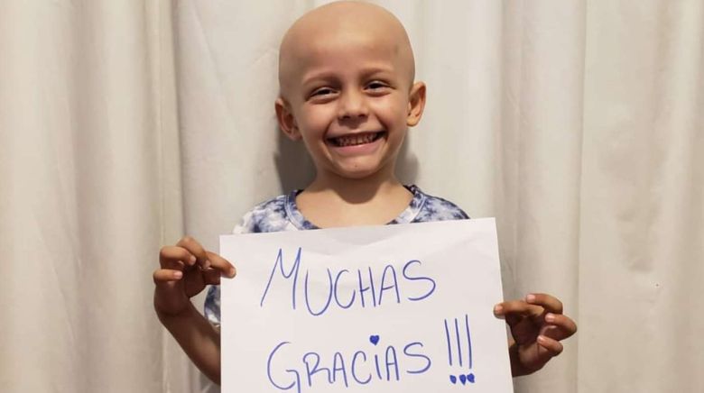 El niño de Río Cuarto que viajó a España para tratarse contra el cáncer entró en "remisión completa"