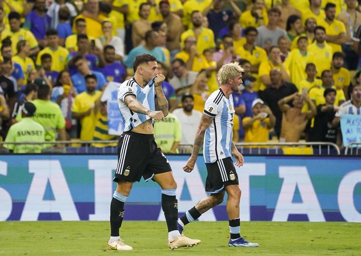Argentina venció a Brasil y puso fin a su invicto de local
