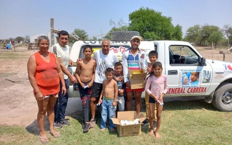Cabrera Solidaria repartirá peluches y caramelos para Lote 52 en el corazón del monte santiagueño
