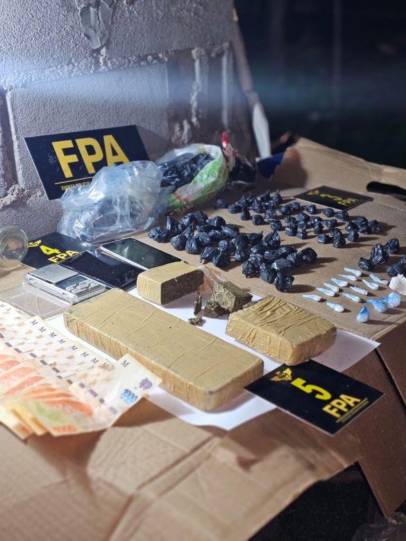 Proveedor y vendedor detenidos con más de 2.000 dosis de estupefacientes en Unquillo 