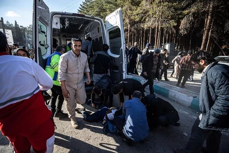 Al menos 103 muertos en Irán en un "atentado terrorista" en el aniversario de la muerte del general Soleimani