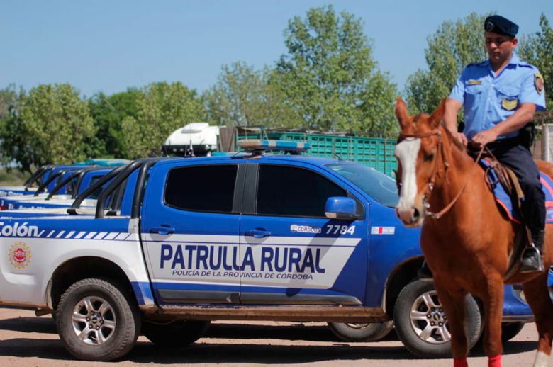 La Patrulla Rural Sur cuenta con más 250 policías para la prevención de los campos del sur de Córdoba