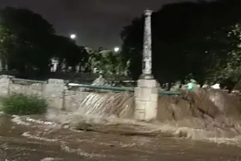 Tormenta en Córdoba: granizo, crecida de ríos y daños materiales