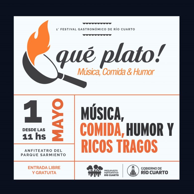 Se viene el 1° Festival Gastronómico de Río Cuarto 