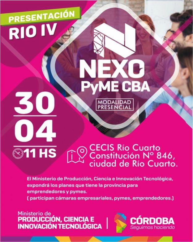 Nexo PyME se presenta en Río Cuarto