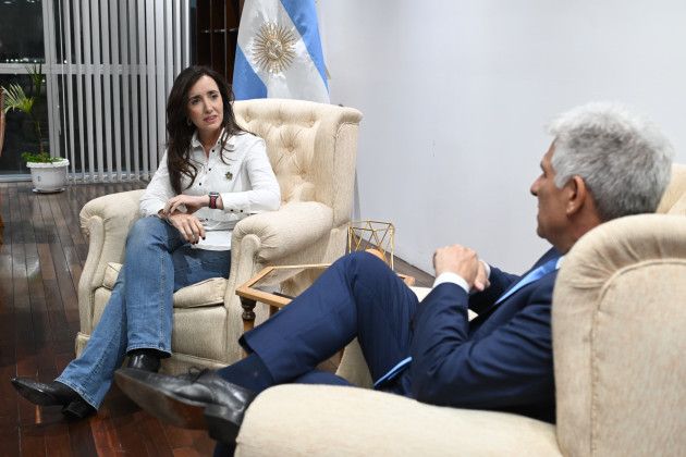 La Vicepresidenta Victoria Villarruel visitó San Luis